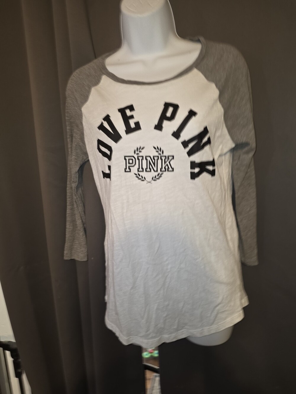 PINK Victoria's Secret Gray & White Logo
